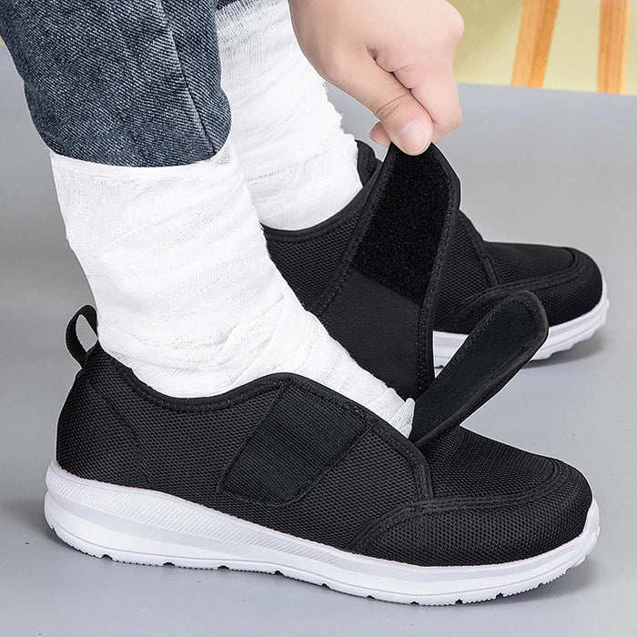 Lightweight Adjustable Diabetic Walking Shoes for Elderly Men and Women Orthopedic Foot Pain Relief Swollen Feet Comfort