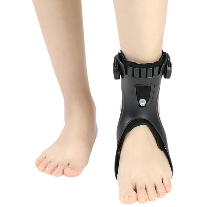 Inflatable Drop Foot Brace Orthosis-AFO Ankle Support With Comfortable Adjustable Buckle for Hemiplegia Stroke Shoes Walking