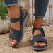 comfort platform wedge heel sandals