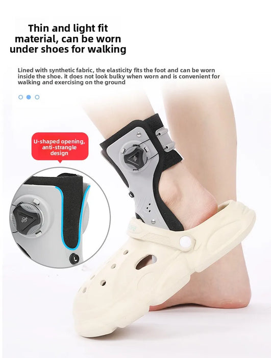 inflatable drop foot brace