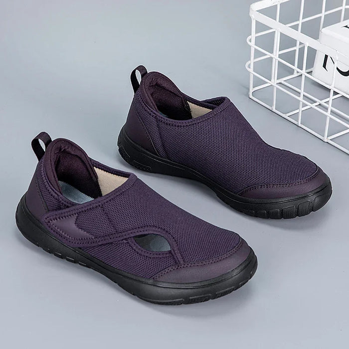 2025 Men's orthopedic wide foot swollen walking casual shoes thumb valgus adjustment soft and comfortable diabetic women's shoes