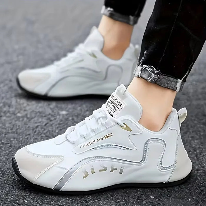 Men's Lightweight Breathable Training Shoes – Low-Top Lacing Style, Suitable for Gym Workouts, Daily Strolls, or Casual Wear. Th