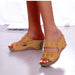 women platform walking sandals