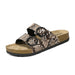 classic cork footbed slides