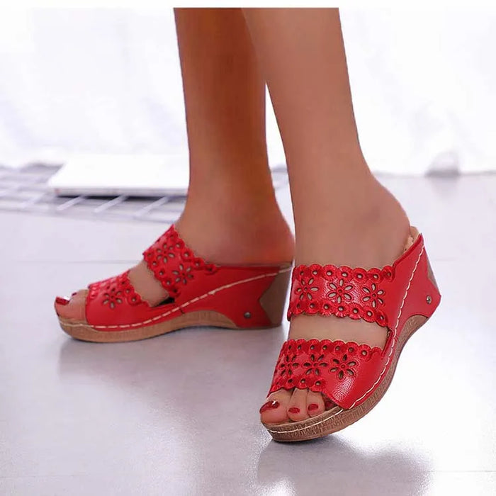 women platform walking sandals