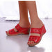 women platform walking sandals