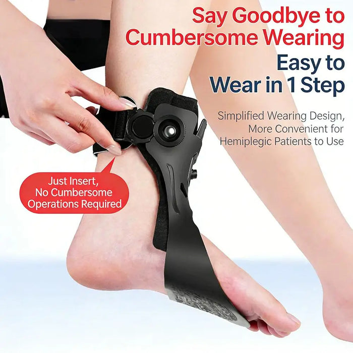Foot Drop Orthotics Adjustable Buckle For Hemiplegia Stroke Shoes Walking AFOs Ankle Support With Comfortable Foot Ankle Support