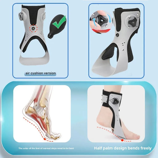 inflatable drop foot brace
