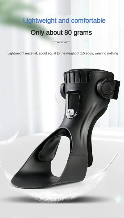 Drop Foot Brace AFO Orthosis Ankle Support with Comfortable Adjustable Buckle for Hemiplegia Stroke Walking Shoes