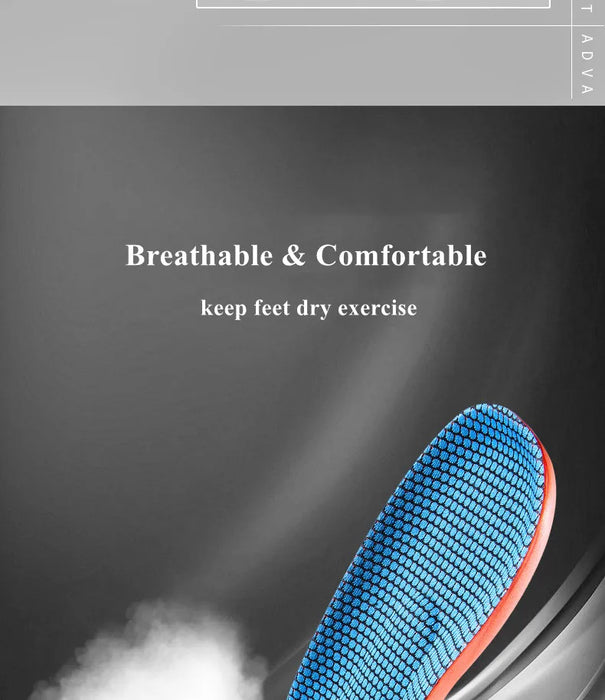 Orthopedic Insoles for Shoes Men Women Brand Arch Support Air Insole for Feet Shock-absorbing Baskets Sport Running Shoe Sole