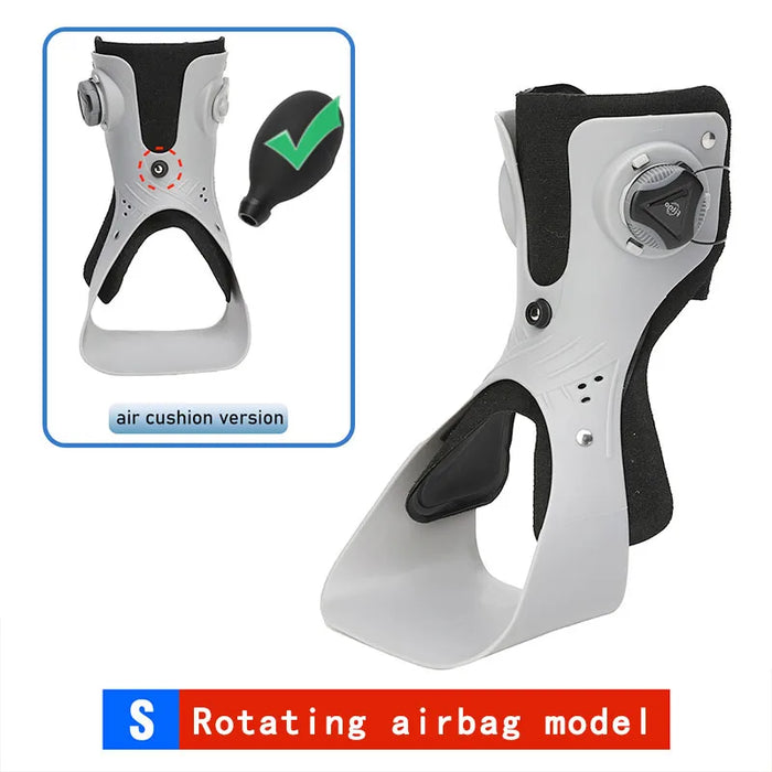 inflatable drop foot brace