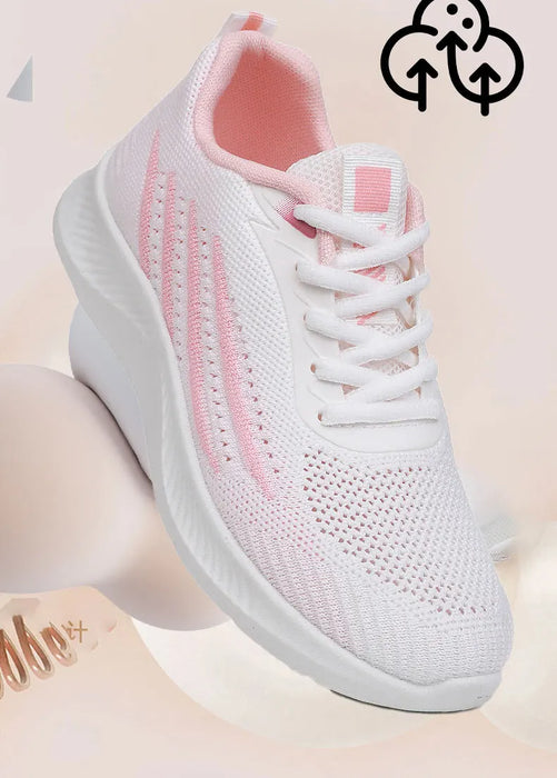Women's Lightweight Running Shoes Summer Breathable Lace-Up Gym Walking Training  Cushioned Sole Non Slip Fatigue Relief Casual