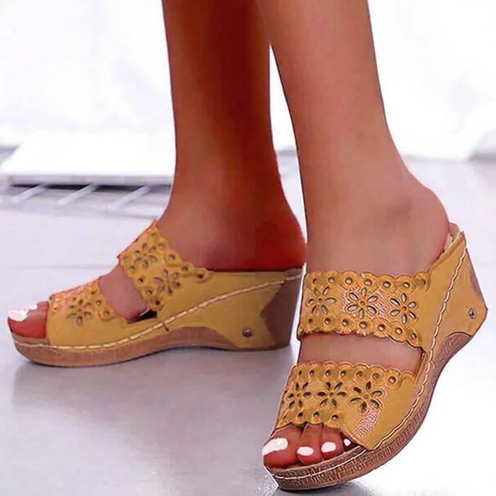 Women platform walking sandals for summer comfort