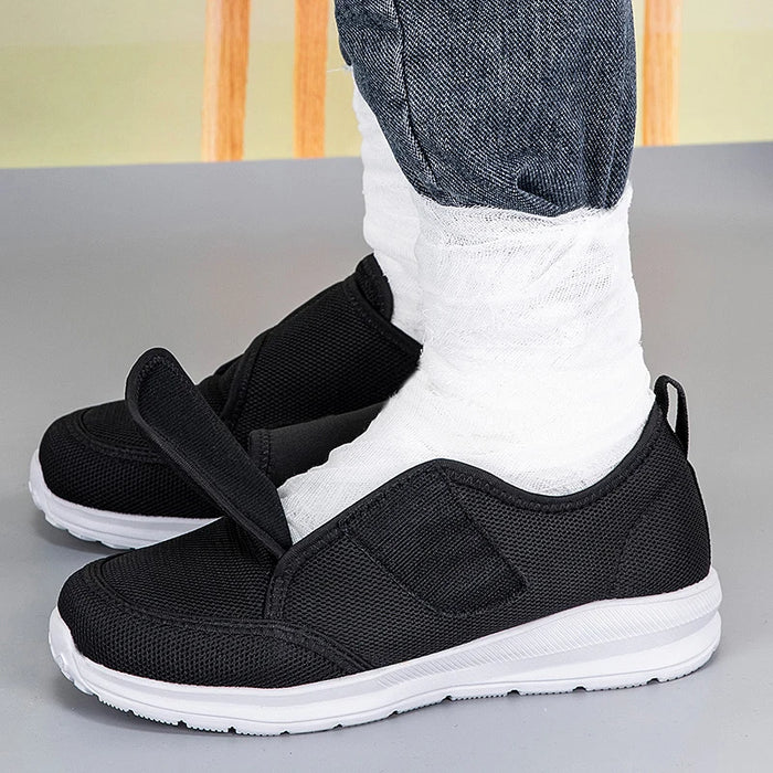 Lightweight Adjustable Diabetic Walking Shoes for Elderly Men and Women Orthopedic Foot Pain Relief Swollen Feet Comfort