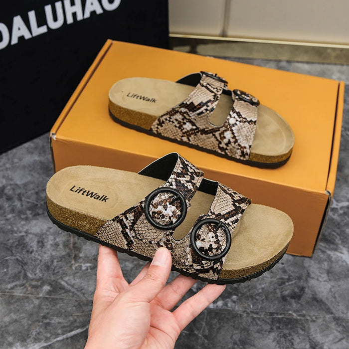 classic cork footbed slides