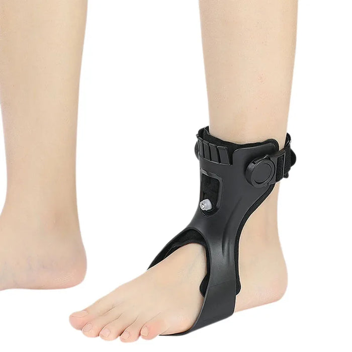 Inflatable Drop Foot Brace Orthosis-AFO Ankle Support With Comfortable Adjustable Buckle for Hemiplegia Stroke Shoes Walking