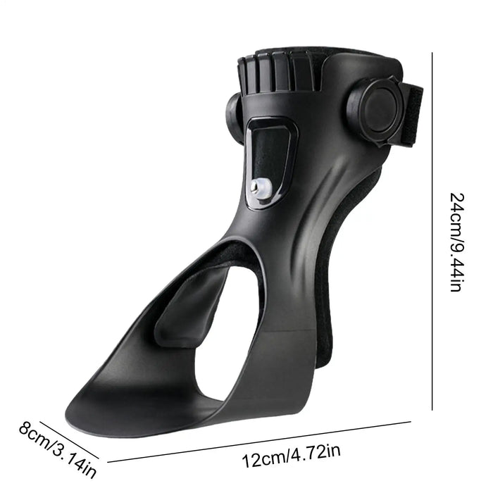 Drop Foot Brace Orthosis Drop Foot Ankle Support With Comfortable Adjustable Buckle For Hemiplegia Strokes Shoes Walking