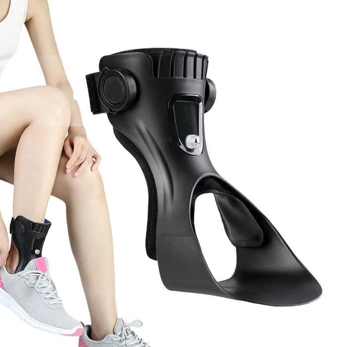 Drop Foot Brace Orthosis Drop Foot Ankle Support With Comfortable Adjustable Buckle For Hemiplegia Strokes Shoes Walking
