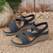 comfort platform wedge heel sandals
