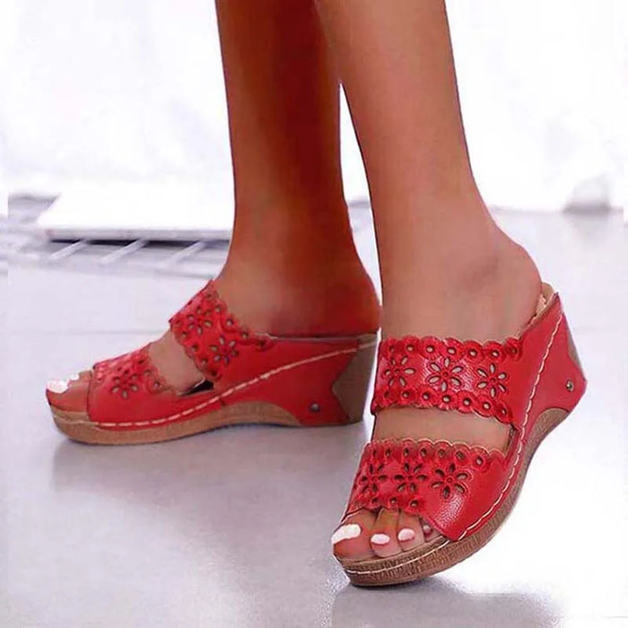 women platform walking sandals