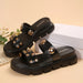studded platform slide sandals