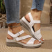 comfort platform wedge heel sandals