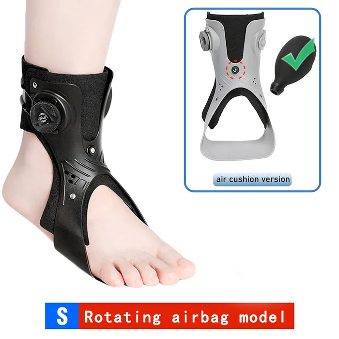 inflatable drop foot brace