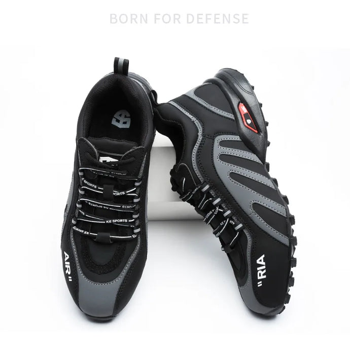 Lightweight for Running Safety Shoes Men Waterproof Slip on Work Steel Toe Boots Lightweight Shockproof Design Sneaker