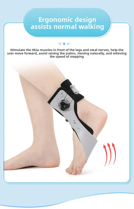 inflatable drop foot brace