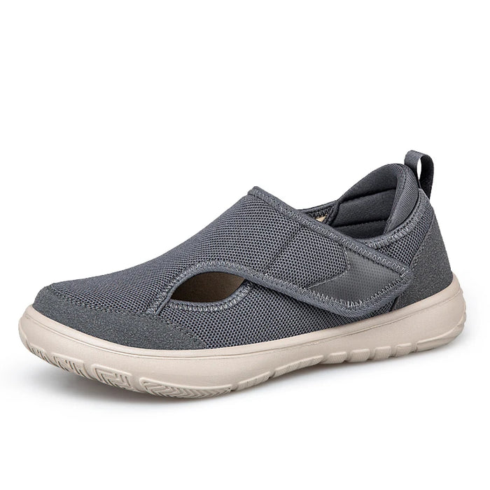 2025 Men's orthopedic wide foot swollen walking casual shoes thumb valgus adjustment soft and comfortable diabetic women's shoes