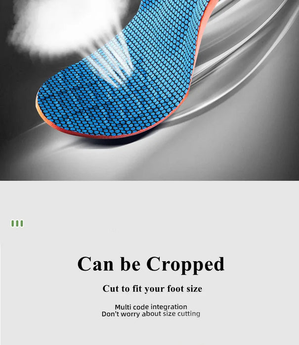 Orthopedic Insoles for Shoes Men Women Brand Arch Support Air Insole for Feet Shock-absorbing Baskets Sport Running Shoe Sole