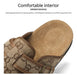 thick bottom cork mule sandals