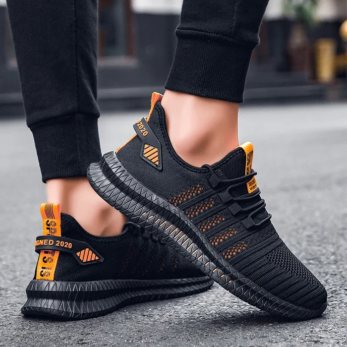 Breathable Men's Casual Sneakers Lightweight Outdoor Men Sneakers Anti-slip Flexible Male Running Shoes Comfortable Tennis