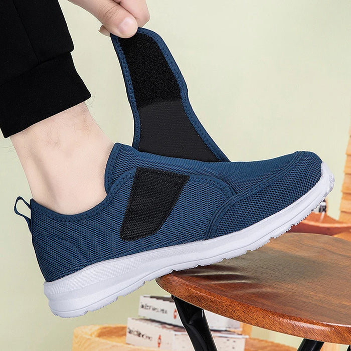 Lightweight Adjustable Diabetic Walking Shoes for Elderly Men and Women Orthopedic Foot Pain Relief Swollen Feet Comfort
