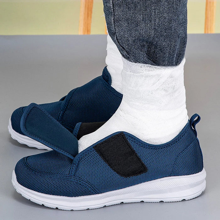 Lightweight Adjustable Diabetic Walking Shoes for Elderly Men and Women Orthopedic Foot Pain Relief Swollen Feet Comfort