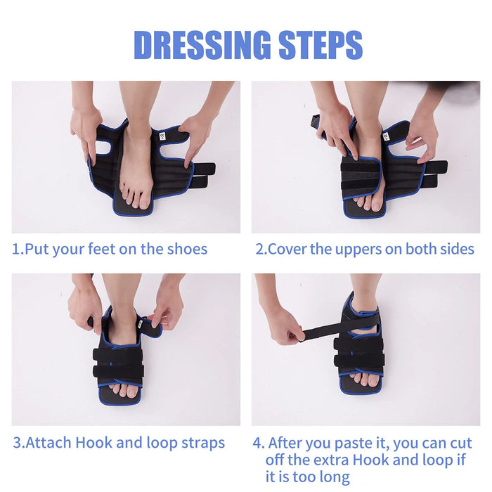 Post-op Shoes for Broken Toe Lightweight Orthowedge Shoes Medical Orthopedic Foot Brace Off-loading Healing shoe for Foot Surger