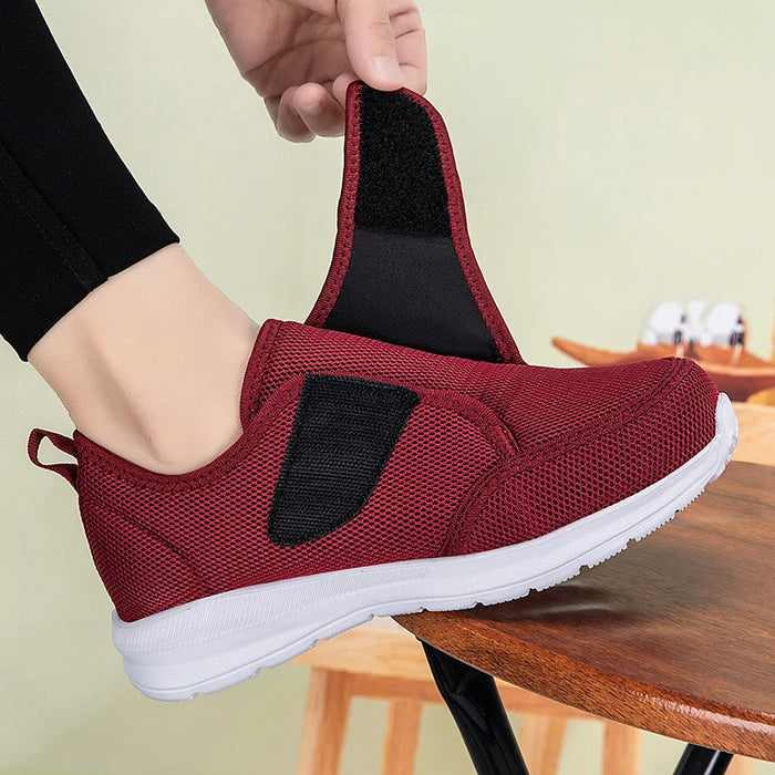 Lightweight Adjustable Diabetic Walking Shoes for Elderly Men and Women Orthopedic Foot Pain Relief Swollen Feet Comfort