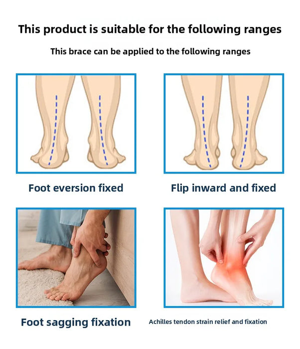inflatable drop foot brace