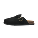 thick bottom cork mule sandals