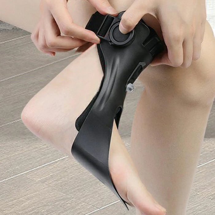 Drop Foot Brace Orthosis Drop Foot Ankle Support With Comfortable Adjustable Buckle For Hemiplegia Strokes Shoes Walking