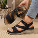 comfort platform wedge heel sandals