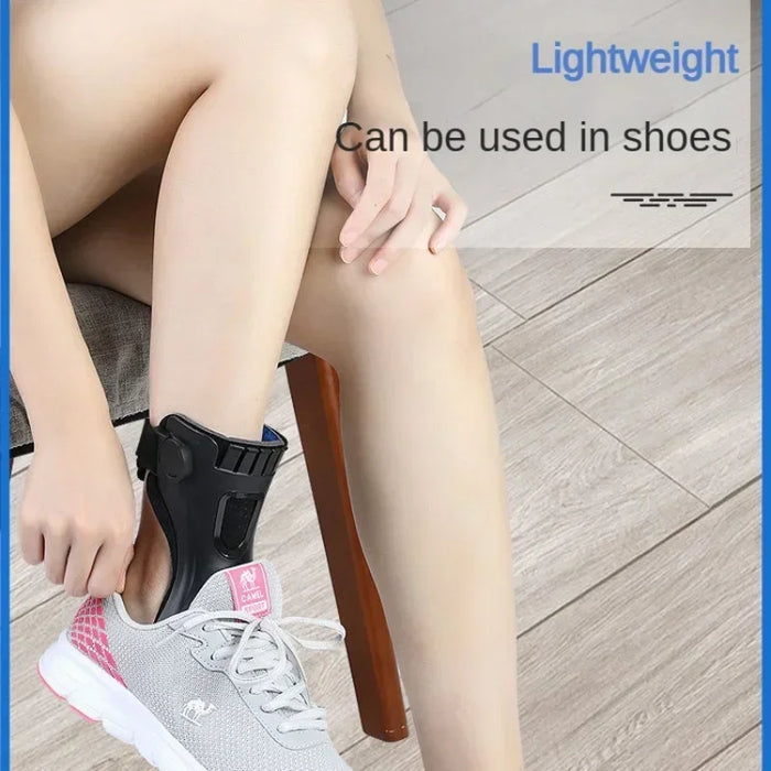 Drop Foot Brace AFO Orthosis Ankle Support with Comfortable Adjustable Buckle for Hemiplegia Stroke Walking Shoes