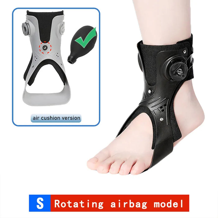 inflatable drop foot brace