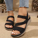 comfort platform wedge heel sandals