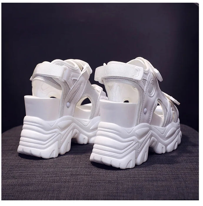 Comfortable high heel platform sandals for women