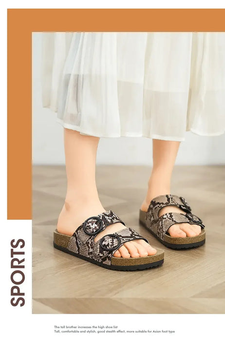 classic cork footbed slides