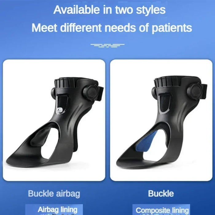 Drop Foot Brace AFO Orthosis Ankle Support with Comfortable Adjustable Buckle for Hemiplegia Stroke Walking Shoes