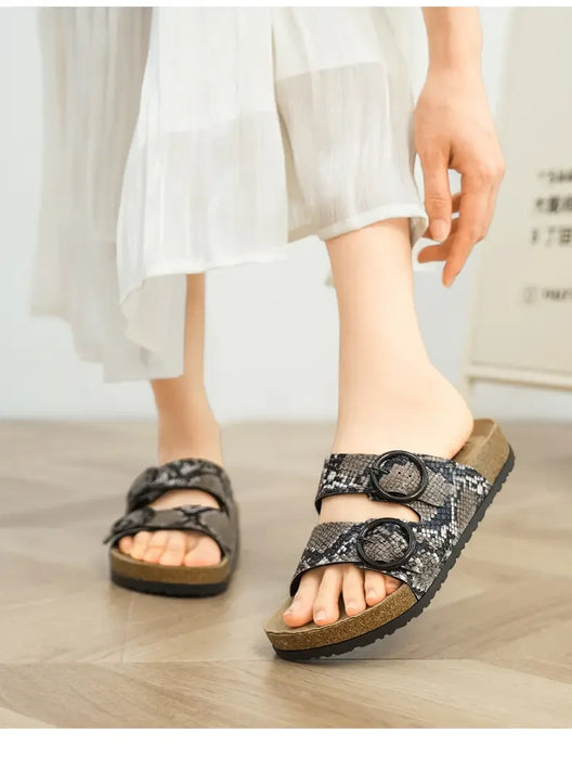 classic cork footbed slides