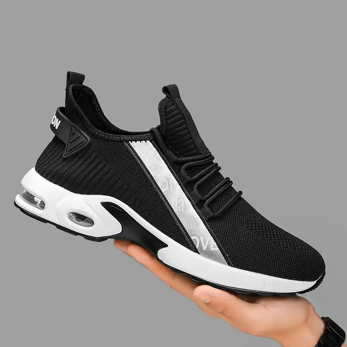 Man Sneakers Breathable Mesh Hiking Shoe Comfortable Walking Shoes Outdoor Fashion Travel Gym Exercise Casual Wear Facon Shoes