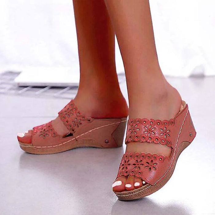 women platform walking sandals